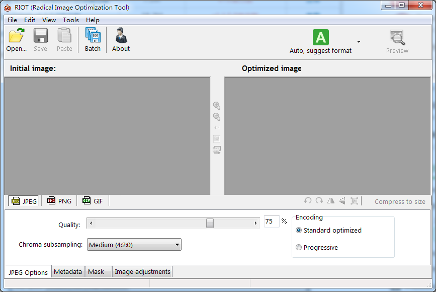 Riot(精准优化图像大小) V0.6.2 绿色英文版