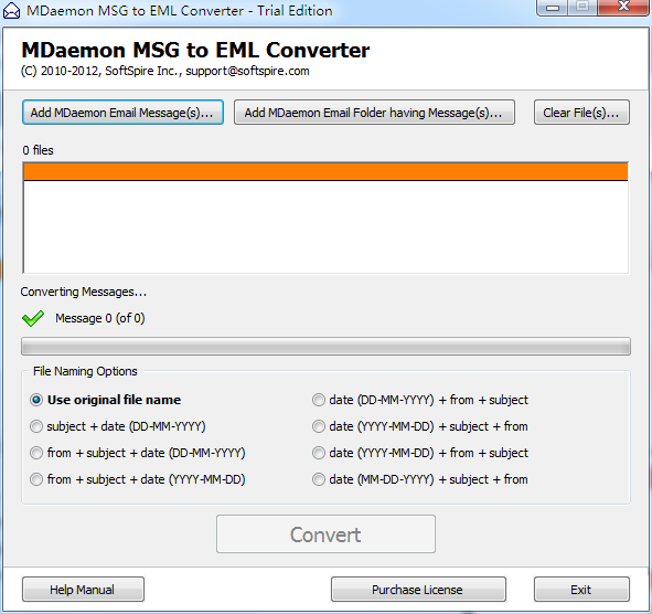 MDaemon MSG to EML Converter(MSG转换为EML) V1.2.0 英文安装版