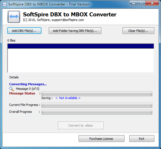 SoftSpire DBX to MBOX Converter(DBX转换成MBOX) V2.3 英文安装版