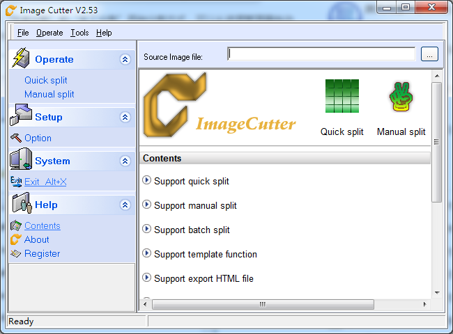 Image Cutter(图像分割软件) V2.53 英文安装版