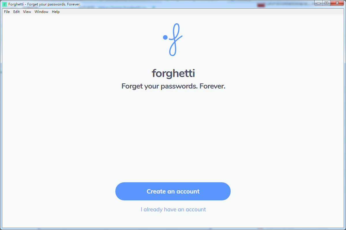 Forghetti(密码管理软件) V1.0.6 英文安装版