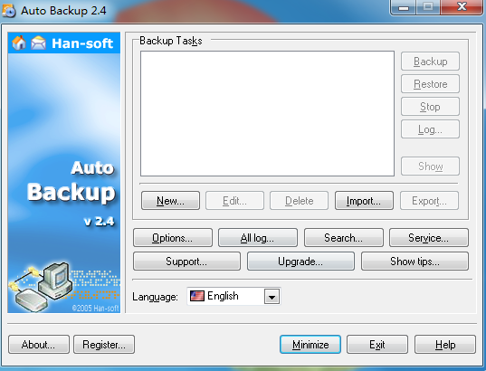 Auto Backup V2.4 英文安装版