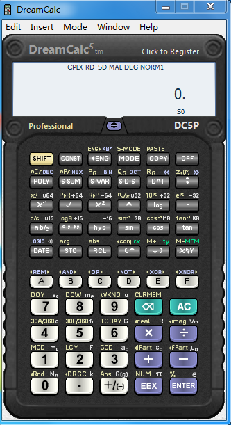 DreamCalc(科学计算器) V5.0.4.0 英文安装版