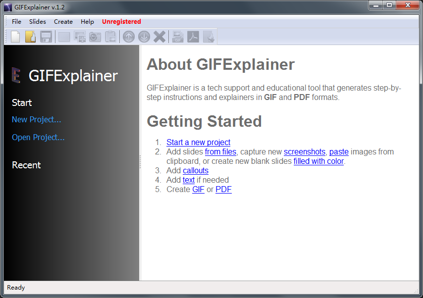 GIFExplainer(GIF动图编辑工具) V1.2 绿色英文版