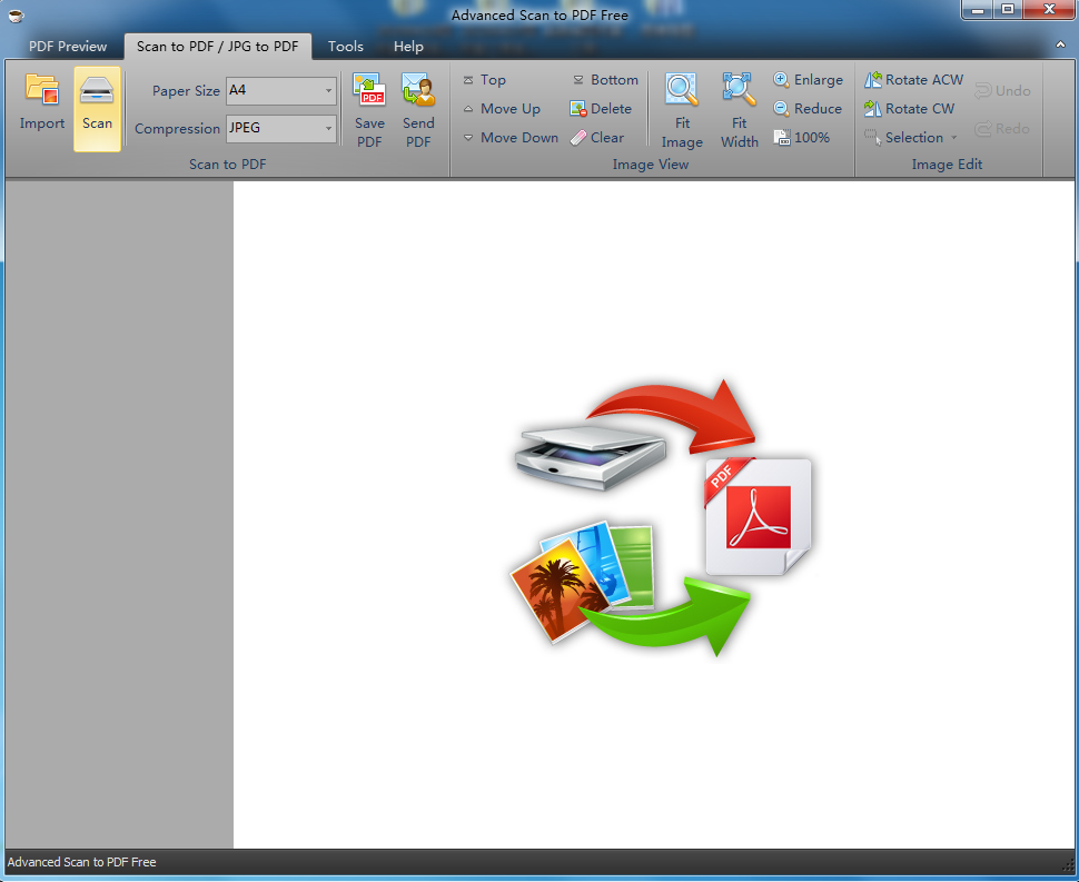 Advanced Scan to PDF Free V4.6.1 英文安装版