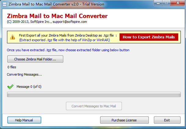 Zimbra Mail to Mac Mail Converter V2.0 英文安装版