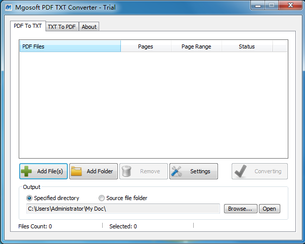 Mgosoft PDF Text Converter V7.0.3 英文安装版