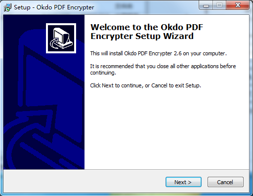 Okdo PDF Encrypter(PDF加密工具) V2.6 英文安装版