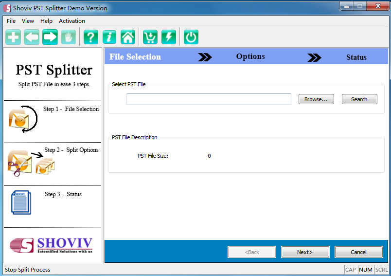 Shoviv PST Splitter(PST分割软件) V18.09 英文安装版