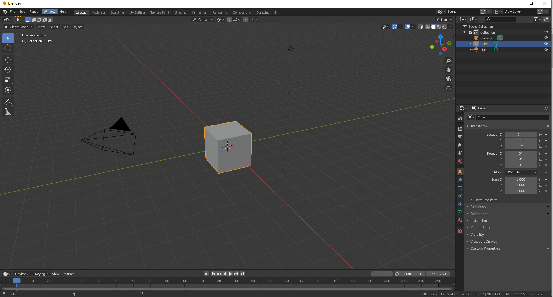 Blender(3D建模软件) V2.8.2 英文安装版