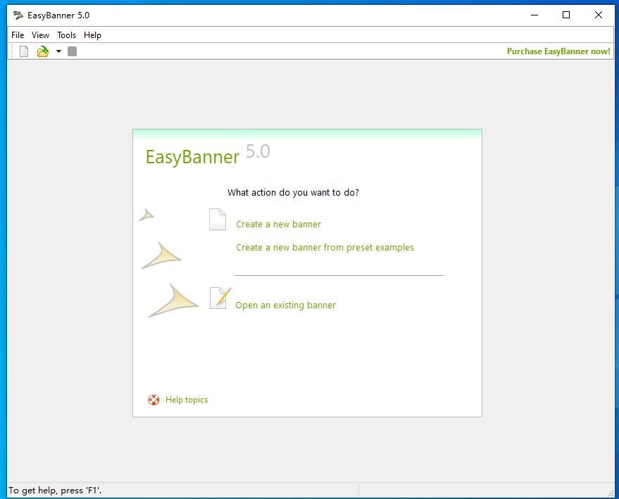 EasyBanner(banner制作工具) V5.0.2 官方英文版