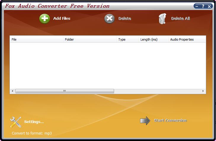 Fox Audio Converter Free Version(音频格式转换器) V7.4.0.10 英文安装版