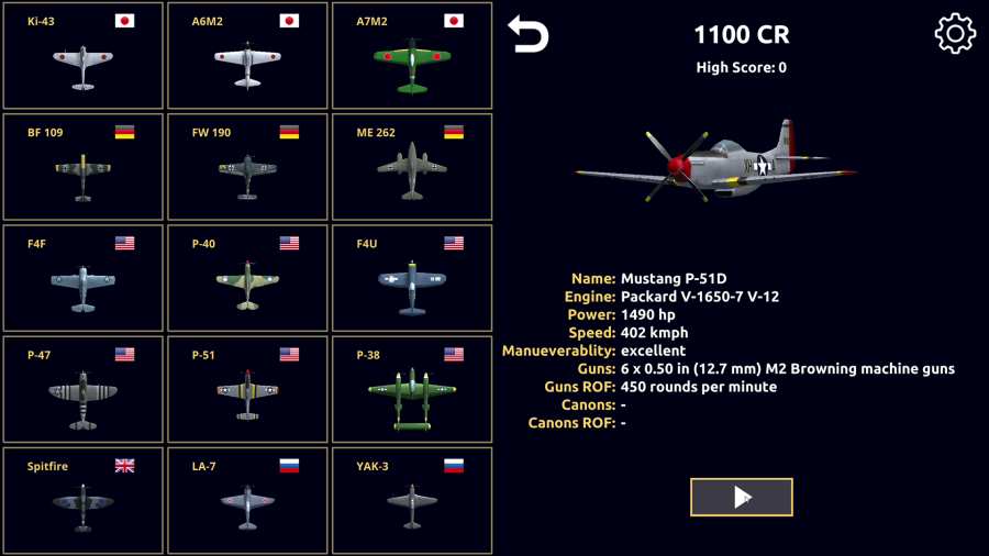 黑夜战机二战空斗安卓版 V0.37