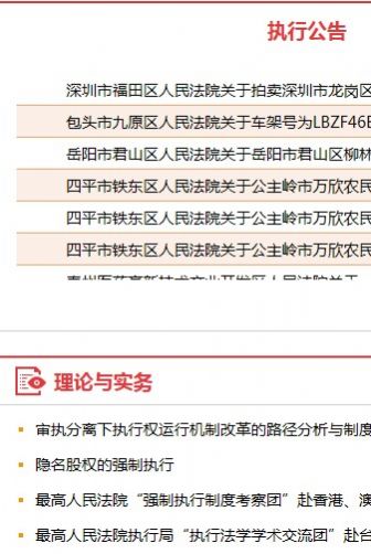 中国执行信息公开网安卓版 V1.0
