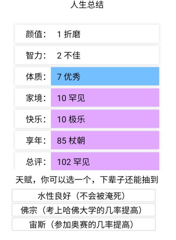 人生重开模拟器安卓破解版 V2.1.0