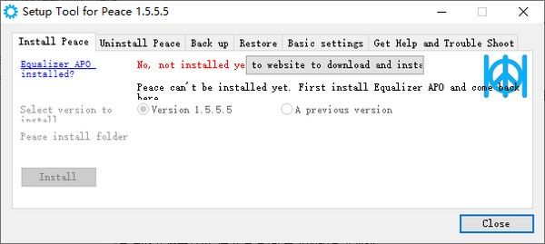 Peace均衡器 V1.5.5.5 英文安装版