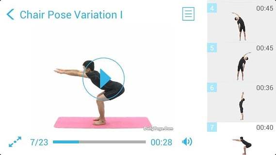 基础瑜伽站姿练习安卓版 V1.3.2